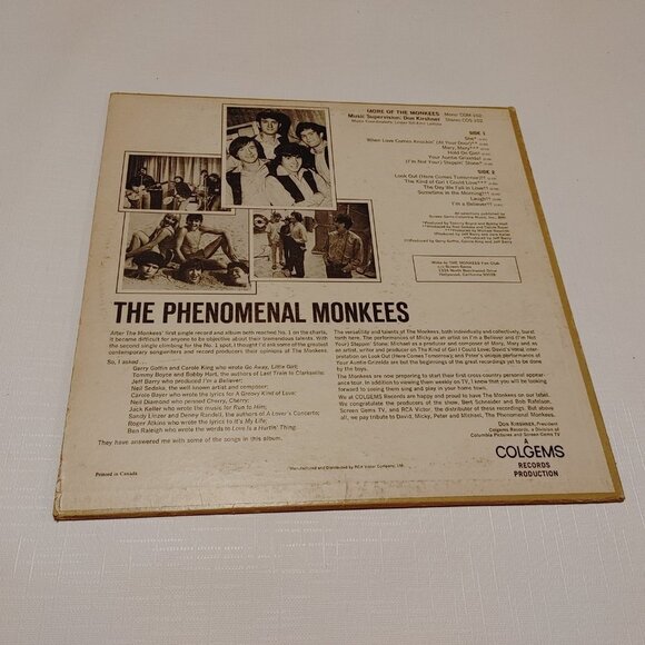 VINTAGE More of The Monkees Vinyl Record - Picture 4 of 5